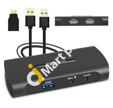 Audio Video Game Capture Card 4K 1080P 60Fps Hdmi/F + Mic To Usb - Imported From Uk